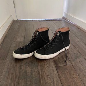 Saturdays NYC Nubuck Leather High-Top Sneaker